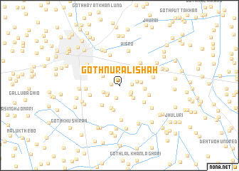 map of Goth Nūr Ali Shāh