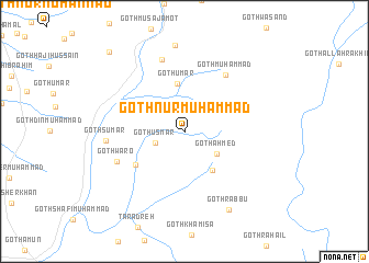 map of Goth Nūr Muhammad