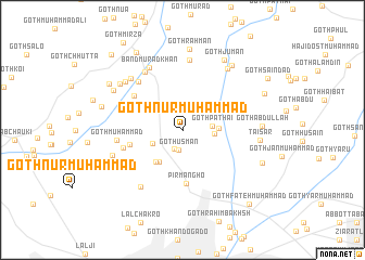 map of Goth Nūr Muhammad