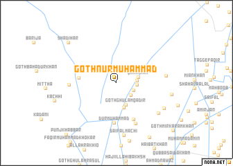 map of Goth Nūr Muhammad