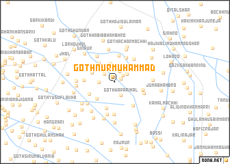 map of Goth Nūr Muhammad