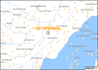 map of Goth Pahāwal