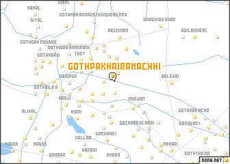 map of Goth Pakhaira Māchhi