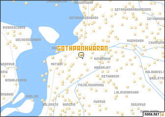 map of Goth Panhwaran