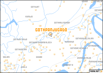 map of Goth Panju Gado