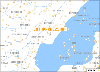 map of Goth Parvez Shāh