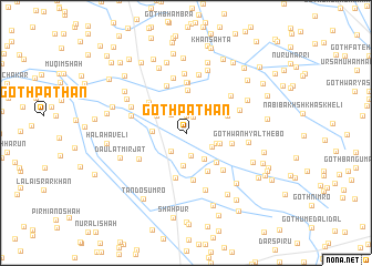 map of Goth Pathān