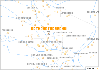 map of Goth Phatoo Brāhui