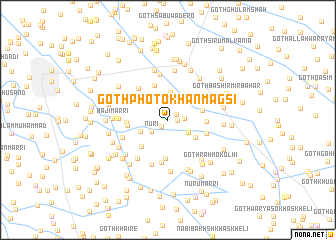 map of Goth Photo Khān Magsi