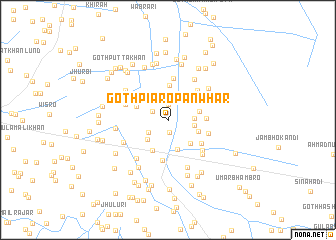 map of Goth Piāro Panwhar