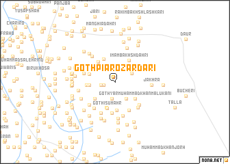 map of Goth Piāro Zardāri