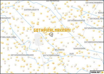 map of Goth Pīral Makrāni