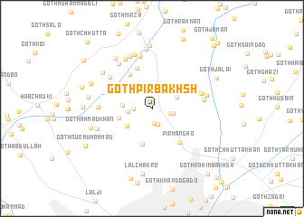 map of Goth Pīr Bakhsh