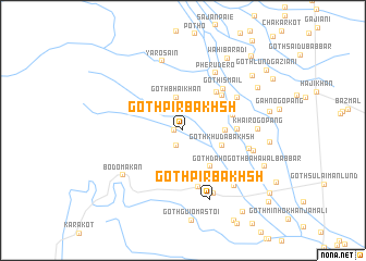 map of Goth Pīr Bakhsh