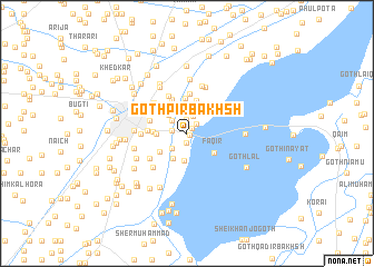 map of Goth Pīr Bakhsh