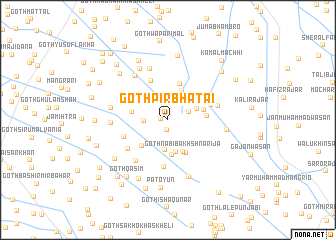 map of Goth Pīr Bhatāi