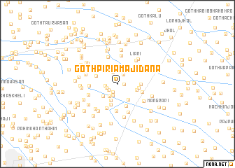 map of Goth Pīria Majidāna