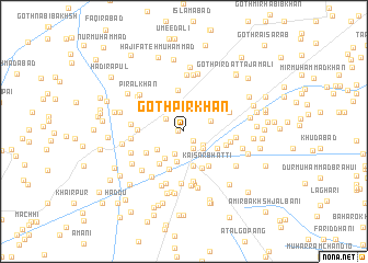 map of Goth Pīr Khān