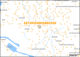 map of Goth Pīr Wāhid Bakhsh
