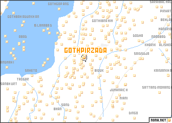 map of Goth Pīrzada