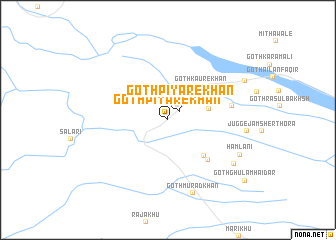 map of Goth Piyāre Khān