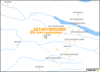 map of Goth Piyāre Khān