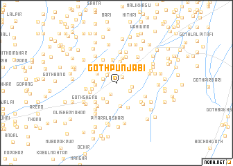 map of Goth Punjābi