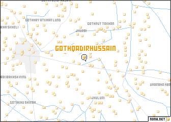 map of Goth Qādir Hussain