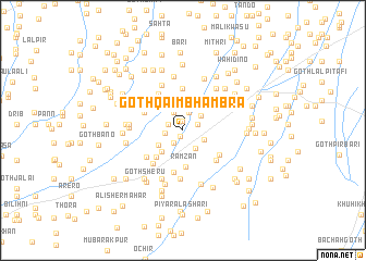 map of Goth Qāim Bhambra