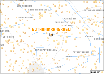 map of Goth Qāim Khāskheli