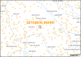 map of Goth Qāim Lashāri