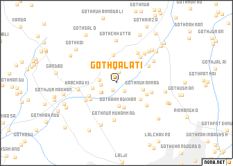 map of Goth Qalāti