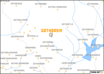 map of Goth Qāsim