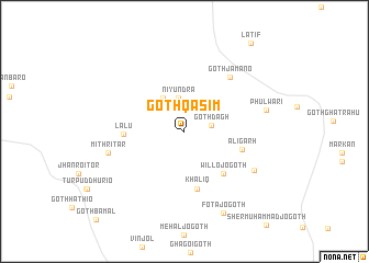 map of Goth Qāsim