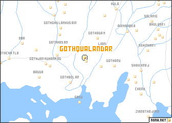 map of Goth Qualandar