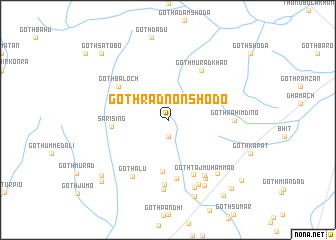 map of Goth Rādnon Shodo