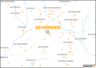 map of Goth Rahmāno