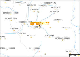 map of Goth Rahmān