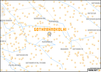 map of Goth Rahmo Kolhi