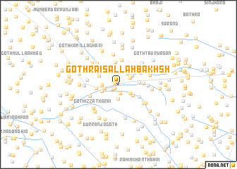 map of Goth Raīs Allāh Bakhsh