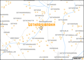 map of Goth Raīs Ibrāhīm