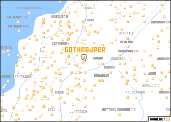 map of Goth Rājper