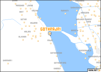 map of Goth Rājri