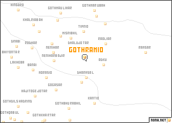 map of Goth Rāmio