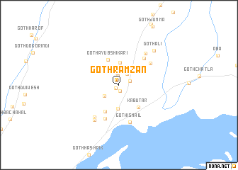 map of Goth Ramzān