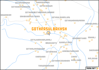 map of Goth Rasūl Bakhsh