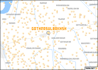 map of Goth Rasūl Bakhsh