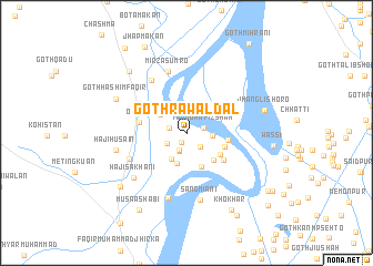 map of Goth Rāwal Dal
