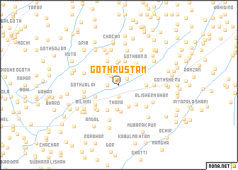 map of Goth Rustam