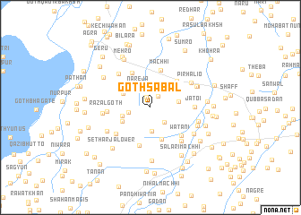 map of Goth Sābāl